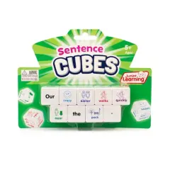 Junior Learning&reg; Sentences Cubes Educational Set