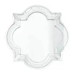 Silver Glam Wall Mirror, 39" x 2" x 39"