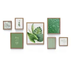 Natural Brown 7 Piece 123 Gallery Wall Frame Set by Studio D&eacute;cor&reg;