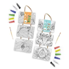 Art 101 Gallery Tiger & Apothecary Hanging Canvas Wall Art Kits