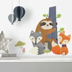 RoomMates Forest Friends Peel & Stick Giant Wall Decals