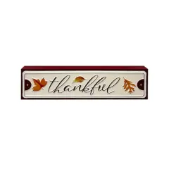 14" Leaf Thankful Tabletop Sign by Ashland&reg;
