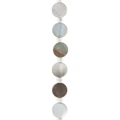 Disc Shell Beads, 10mm by Bead Landing&trade;