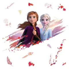 RoomMates Frozen II Elsa & Anna Peel & Stick Giant Wall Decals