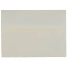 JAM Paper A7 Strathmore Invitation Envelopes, 50ct. Natural White Laid
