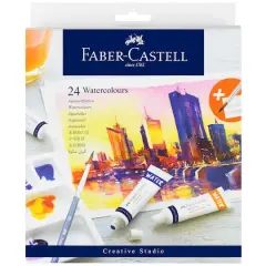 Faber-Castell Creative Studio 24 Color Watercolor Paint Set