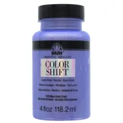 FolkArt&reg; Color Shift&trade; Acrylic Paint, 4oz. Blue Violet Flash