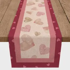 Heart Quilt Twill Table Runner