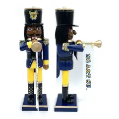 14" College Bugler Nutcracker North Carolina A&T