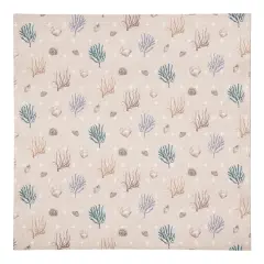 Multi Shell Coral Plus Cotton Twill Napkin Multi/White/Blush
