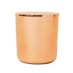 makesy 8oz. Lustrous Copper Aura Vessel + Lid, 12ct.