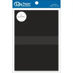 PA Paper&trade; Accents 5.25" x 7.25" Envelope, 25ct. Black