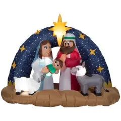 6.5ft. Airblown&reg; Inflatable Starry Nativity Scene