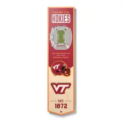 College 3D StadiumView Banner Virginia Tech Hokies