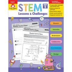 Evan-Moor&reg; STEM Lessons & Challenges, Grade 5