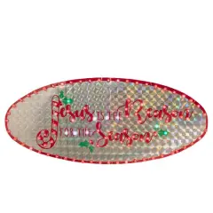 43" LED Holographic Merry Christmas Sign Outdoor D&eacute;cor