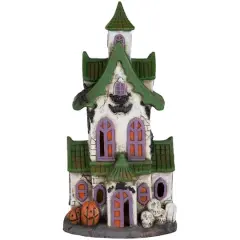 22.75" LED Multicolor Haunted House Halloween Decoration