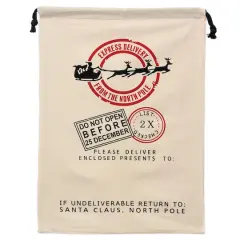 19" x 26" Express Delivery Christmas Drawstring Bag