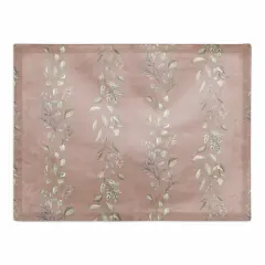 Vines Cotton Twill Placemat Maroon