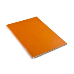 Fabriano&reg; EcoQua Orange Blank Notebook, 8.27'' x 11.69''
