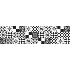 Crearreda Black & White Azulejos Peel & Stick Backsplash