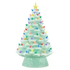 18" Seafoam Nostalgic Christmas Tree