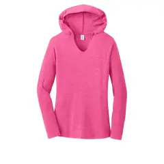 District&reg; Women's Perfect Tri&reg; Long Sleeve Hoodie Fuchsia Frost