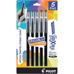 Pilot FriXion Ball Color Sticks Black Erasable Gel Pens