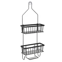 SunnyPoint Black Modern Shower Caddy