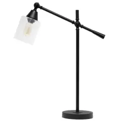 Lalia Home 2.5ft. Vertically Adjustable Desk Lamp Black