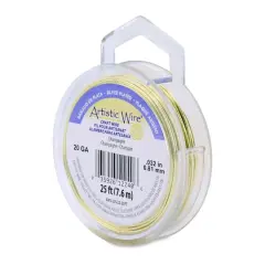 Artistic Wire&reg; 20 Gauge Silver Plated Tarnish Resistant Colored Copper Craft Wire, 25ft. Champagne
