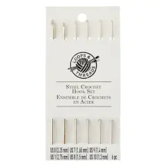 Steel Crochet Hook Set by Loops & Threads&reg;