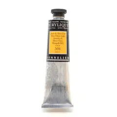 Sennelier Extra Fine Artists' Acrylic Paint, 60mL 504 Mars Yellow Light