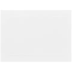 JAM Paper 5" x 7" White Panel Blank Flat Note Cards