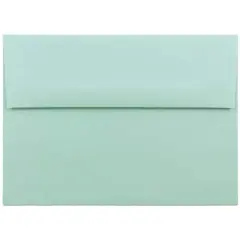 JAM Paper A7 Passport Invitation Envelopes, 50ct. Aqua Blue