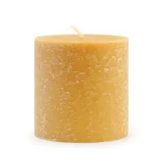 Root Candles 3" x 3" Unscented Timberline&trade; Pillar Candle Butterscotch