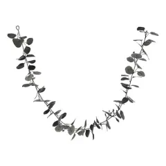 5ft. Black Eucalyptus Coiled Garland by Ashland&reg;