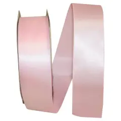 JAM Paper 1.5" x 50yd. Single Face Satin Ribbon Light Navy