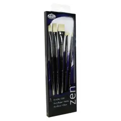 Zen&trade; 33 Long Handle Royal Brush Acrylic & Oil Set