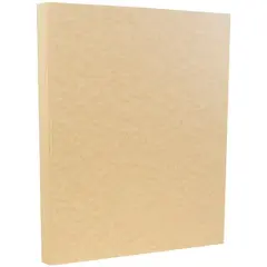 JAM Paper 8.5" x 11" Parchment Cardstock, 50 Sheets Brown