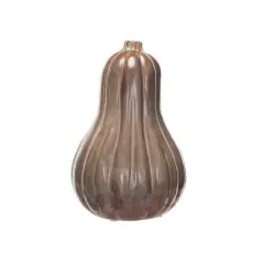 Hello Honey&reg; 7.5" Brown Gourd Stoneware Vase