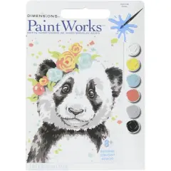 Dimensions&reg; PaintWorks&trade; Panda Paint-by-Number Kit