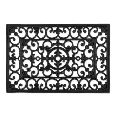 DII&reg; Natural Rubber Wrought Iron Doormat