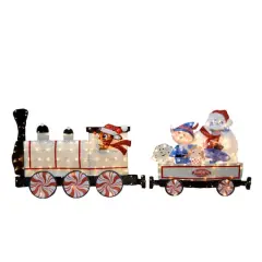 Rudolph the Red-Nosed Reindeer & the Island of Misfit Toys 80" LED 2D Yard Art Train Set
