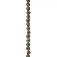 Light Blue Impression Jasper Round Beads by Bead Landing&reg;, 4mm