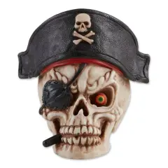 Dragon Crest Grinning Pirate Skull D&eacute;cor