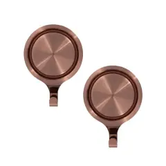 Haute Decor Attract&reg; Pinch-Free Magnetic Wreath Hangers, 2ct. Brushed Copper