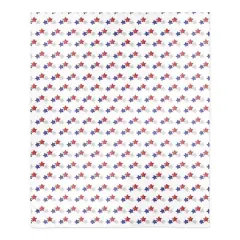 Retro USA Pattern Sherpa Fleece Blanket