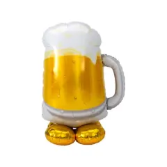 AirLoonz&reg; 49" Big Beer Mug Foil Balloon