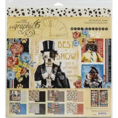 Graphic 45 Collection Pack 12" x 12", Well Groomed